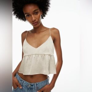 NWT Aritzia Lover Satin Camisole Size L